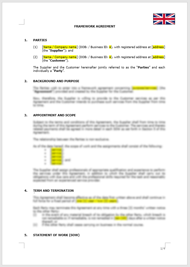 Framework Agreement