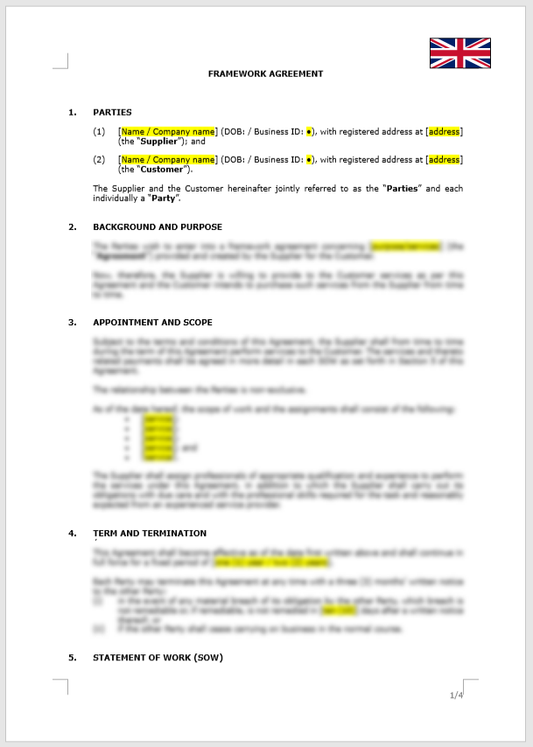 Framework Agreement