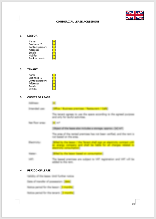 Commercial Lease Agreement